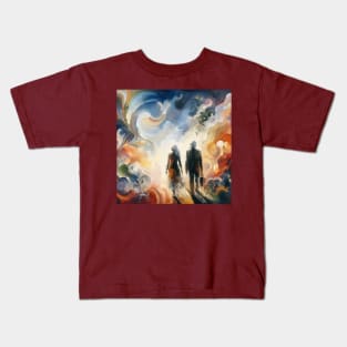 Follow the Light . Kids T-Shirt